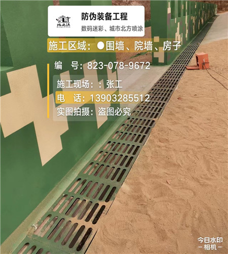 蛟河 例如在抖音上有“迷彩墙，外围墙面挡 - 星空数码迷彩漆施工队